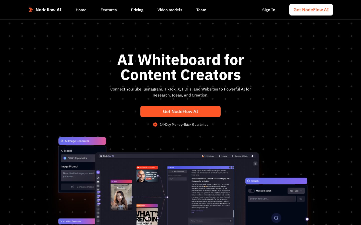 Nodeflow AI Homepage