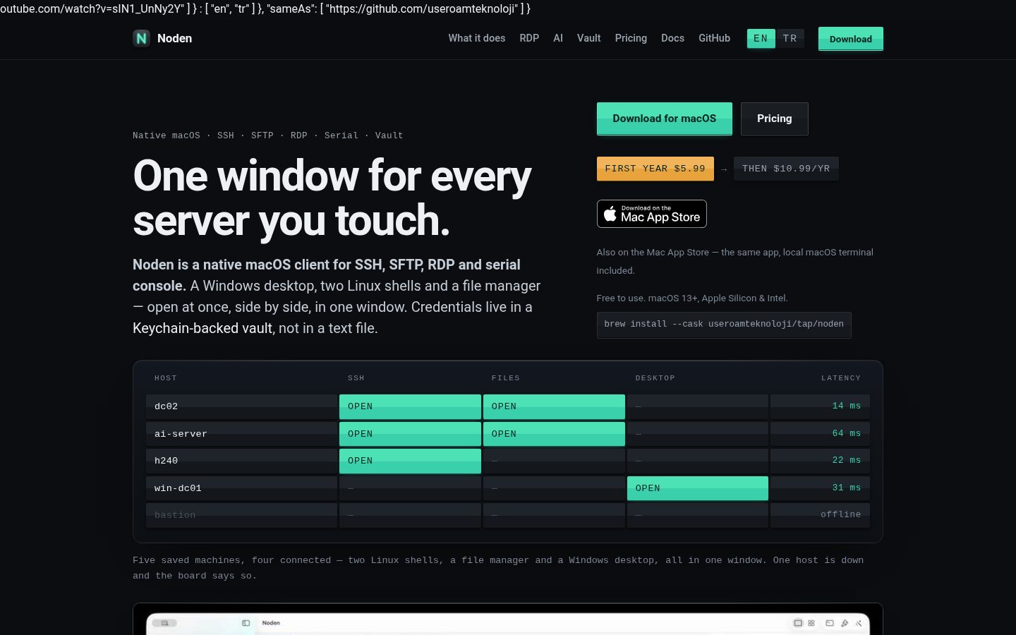 Noden Homepage