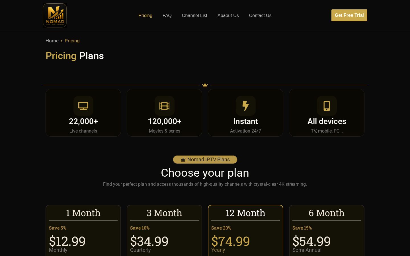 Nomad Iptv Pricing