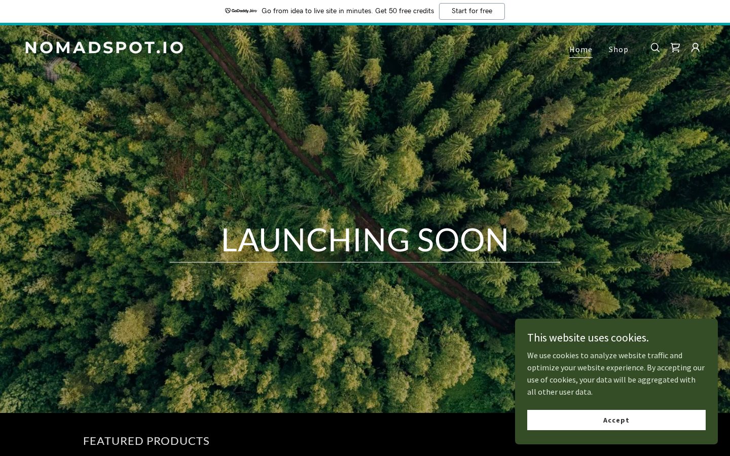NomadSpot Homepage