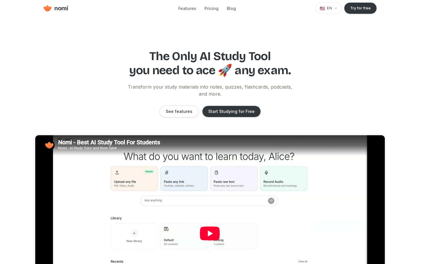 Nomi Homepage