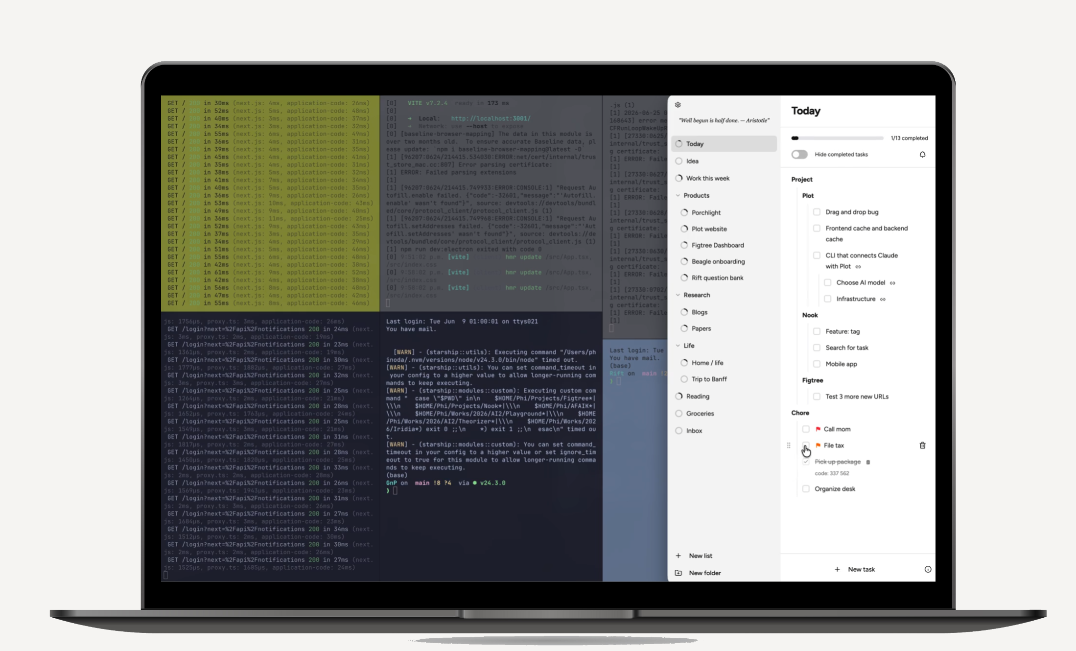 Homepage screenshot