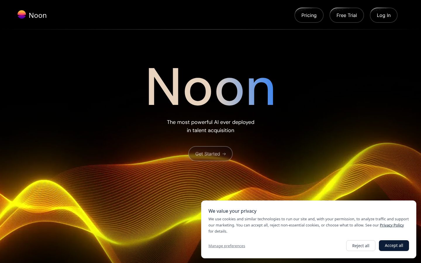 Noon Ai Homepage