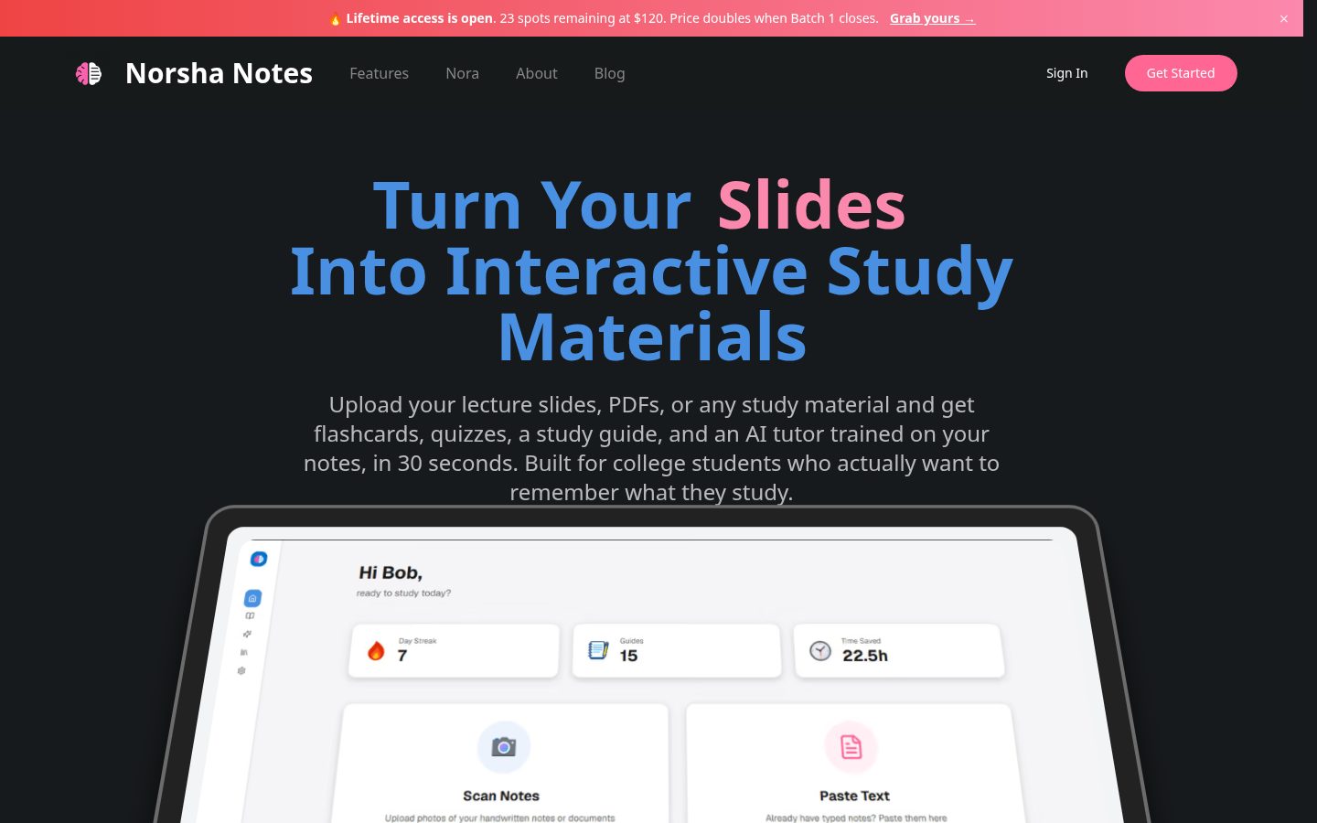 Norsha Notes Homepage