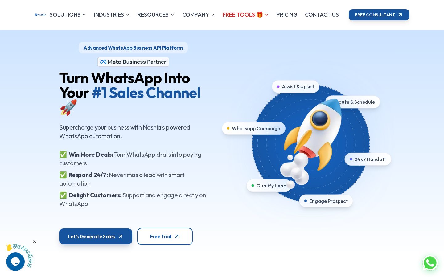 Nosnia.ai Homepage