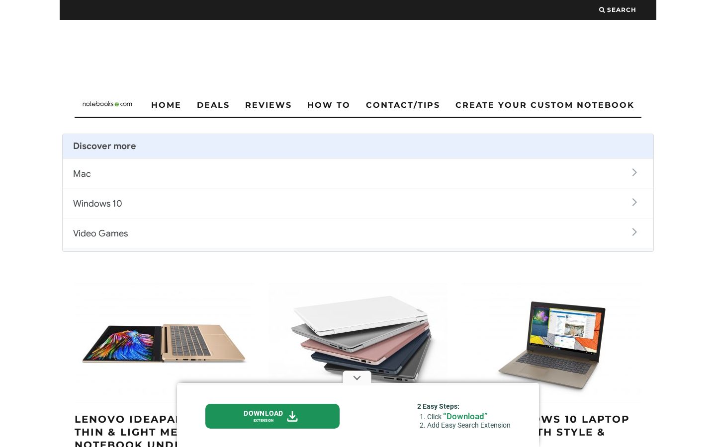Notebooks Homepage