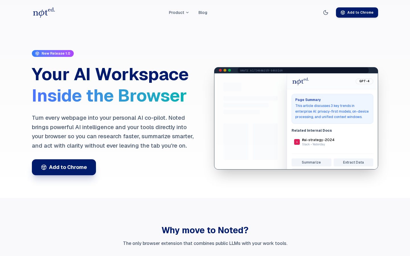 Noted Homepage