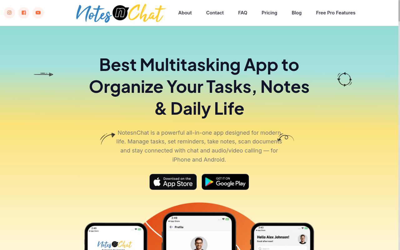 Notesnchat Homepage