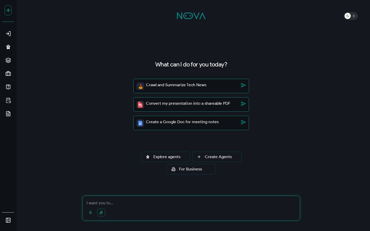 Nova by CIVAI Homepage