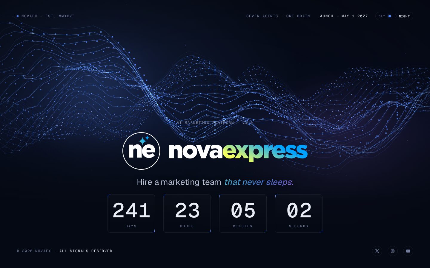 NovaExpress.ai Homepage