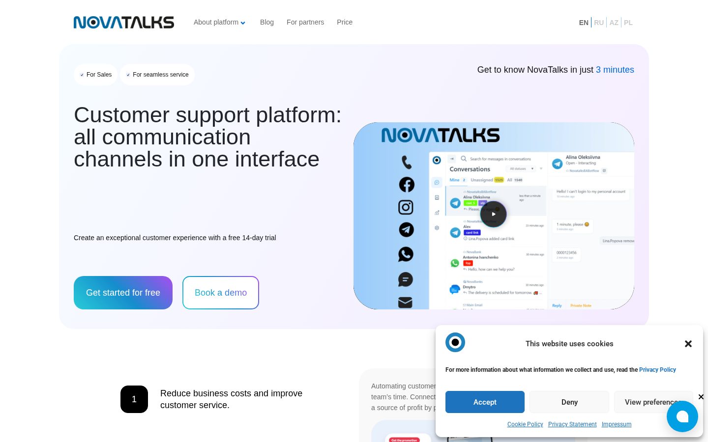 NovaTalks Homepage