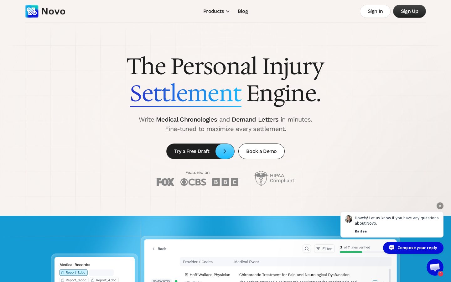 Novo Homepage