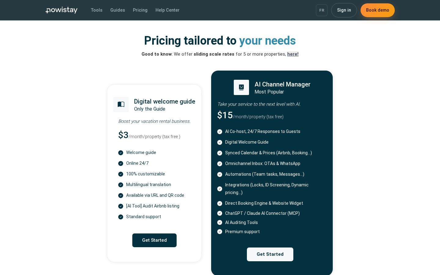 Nowistay Pricing
