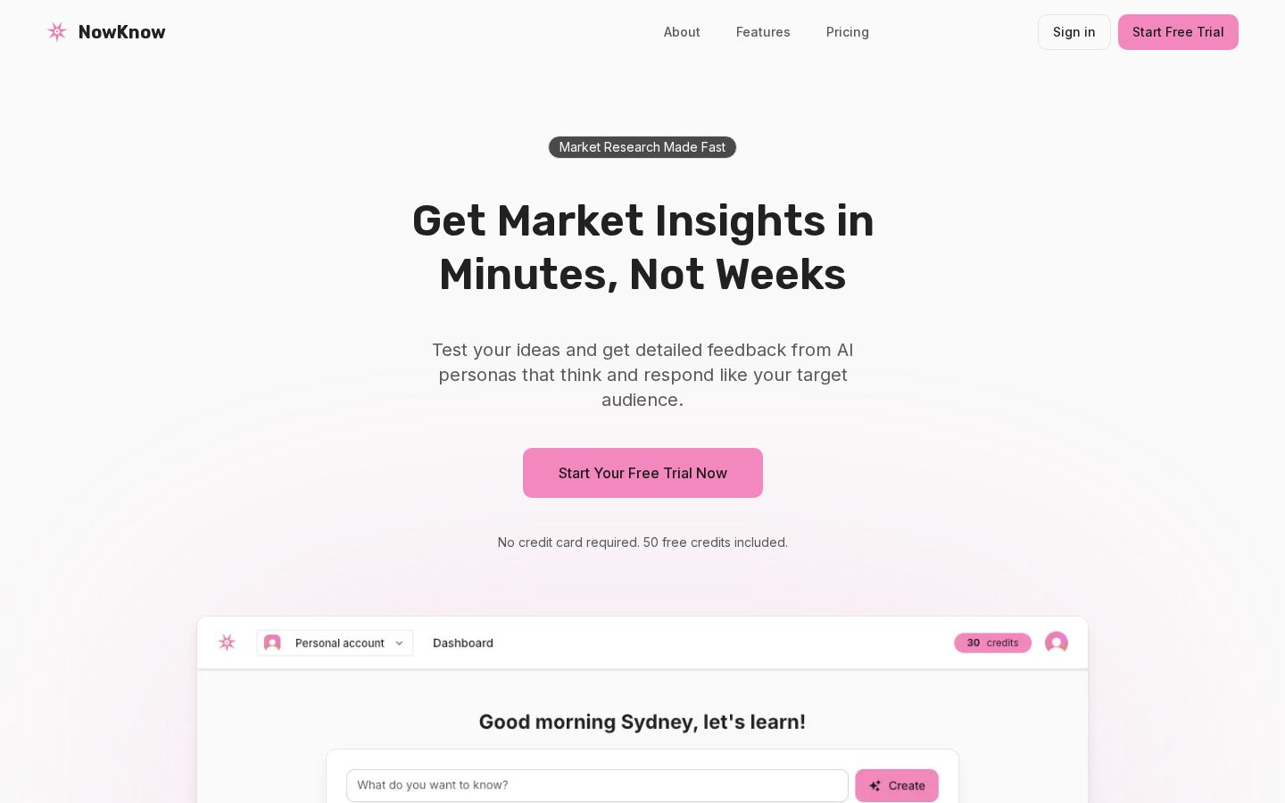NowKnow Homepage