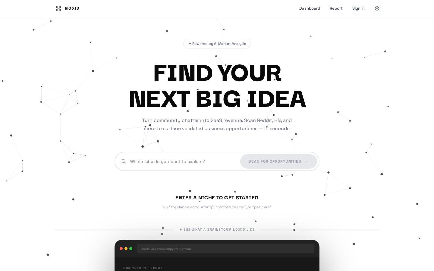 Noxis Homepage