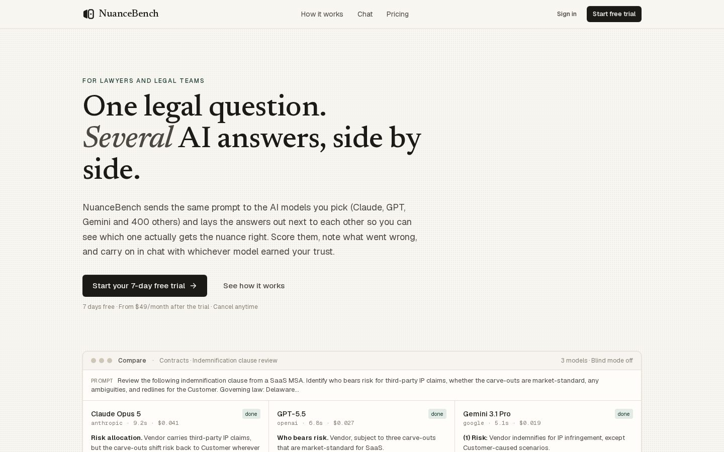 NuanceBench Homepage