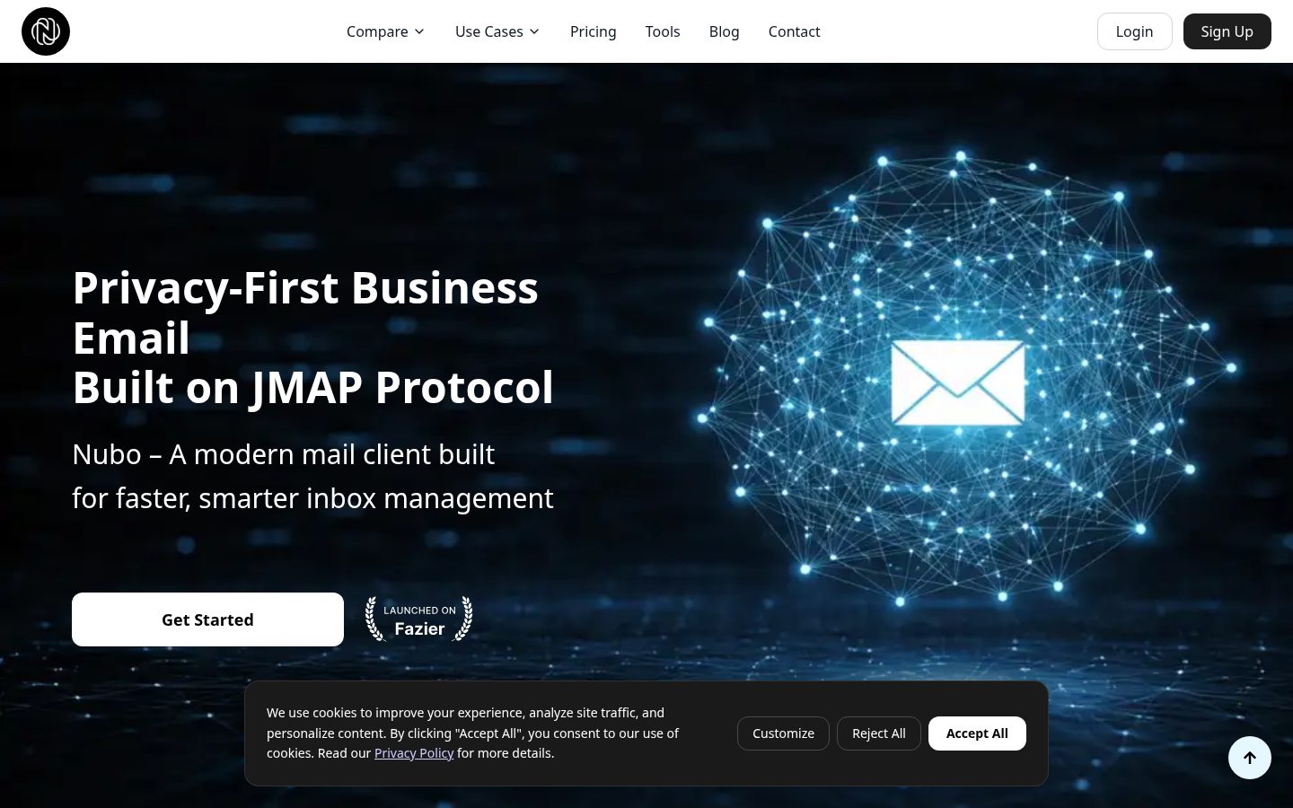 Nubo Homepage