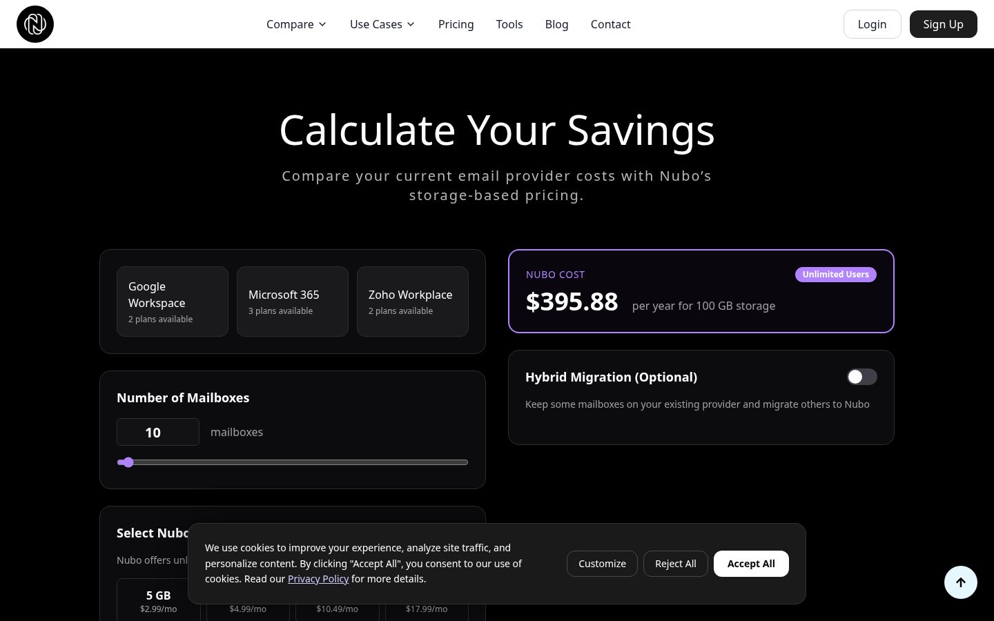 Nubo Pricing