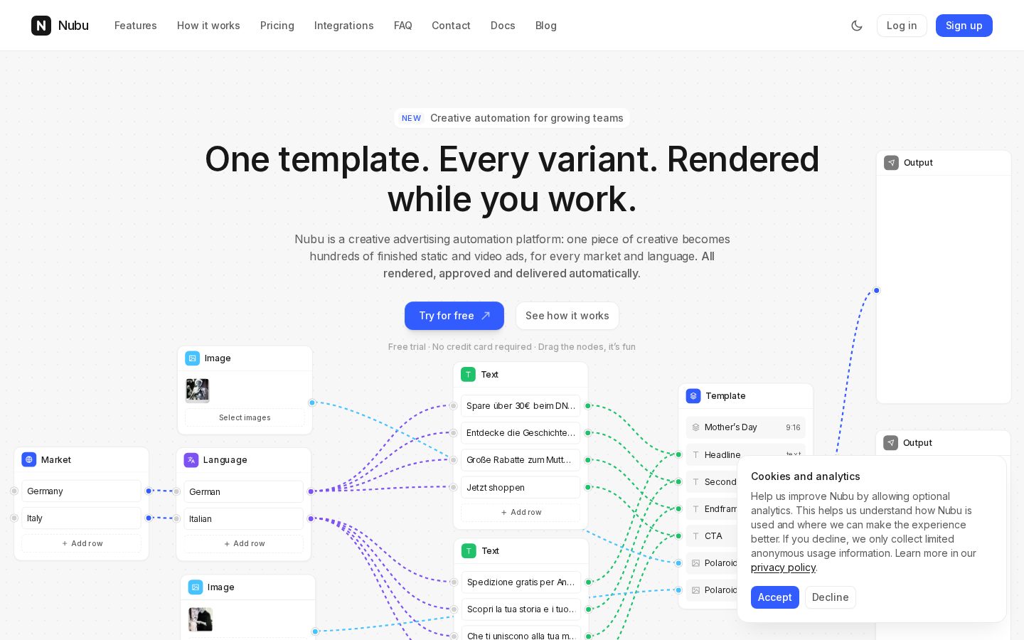 Nubu Homepage
