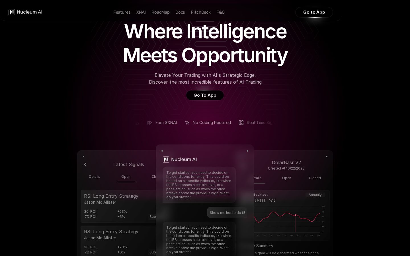 Nucleum AI Homepage