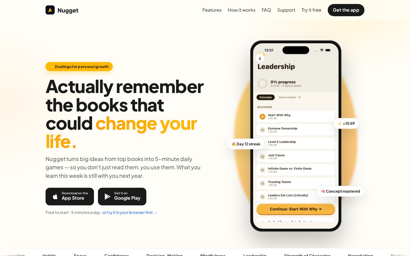 Nugget Homepage