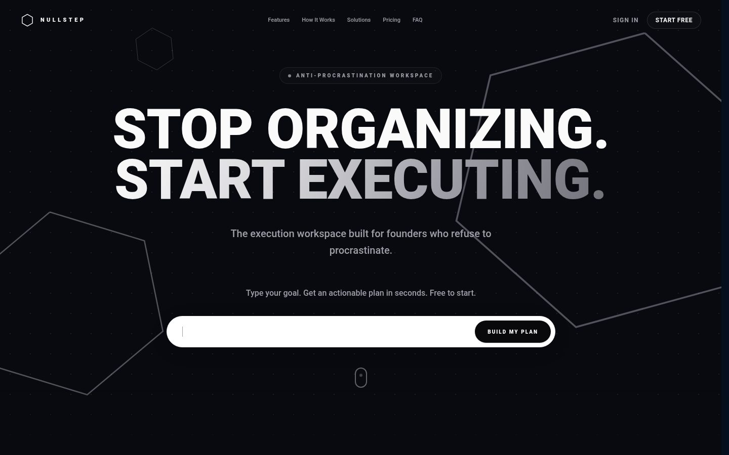 Nullstep Homepage