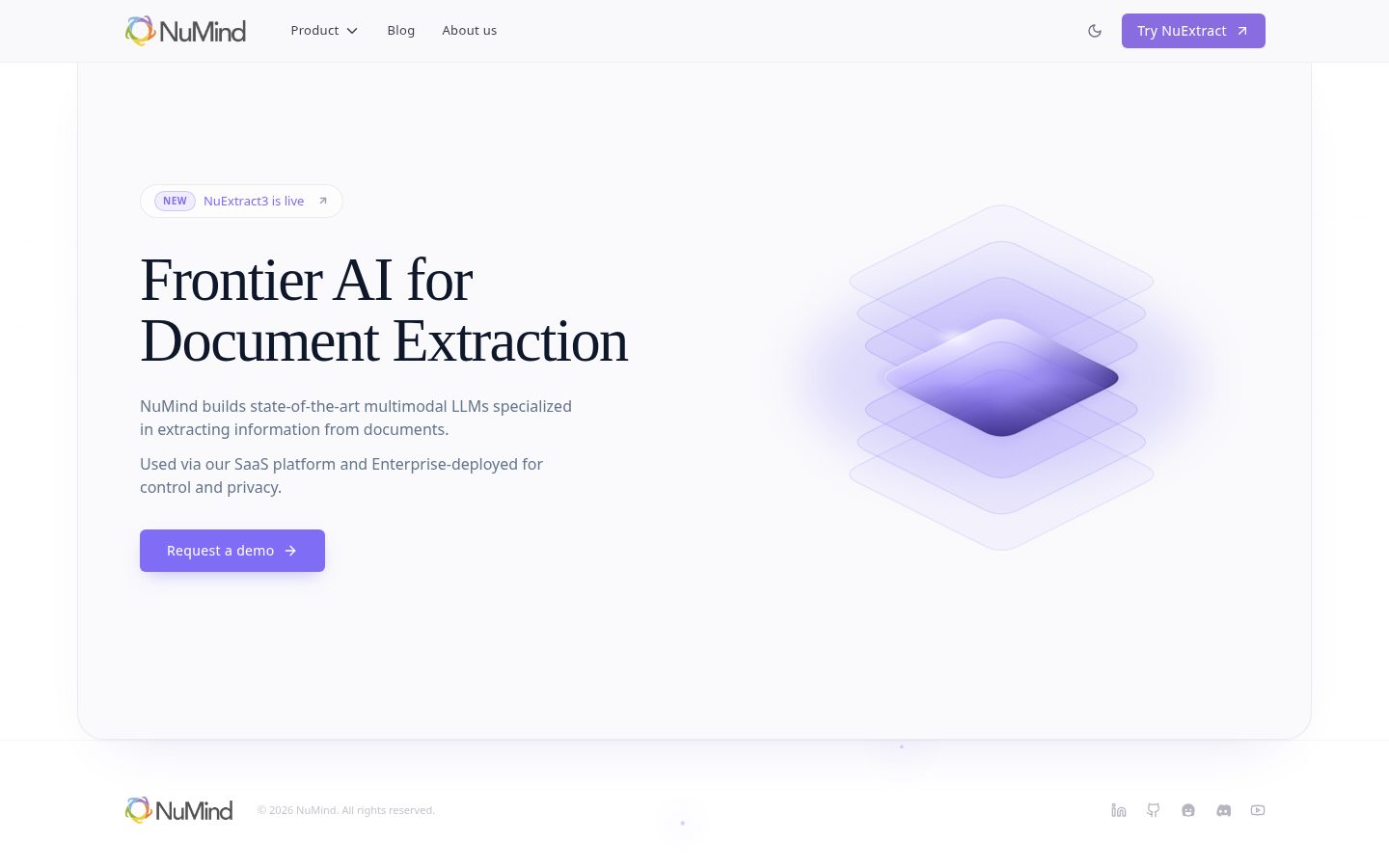 NuMind Homepage