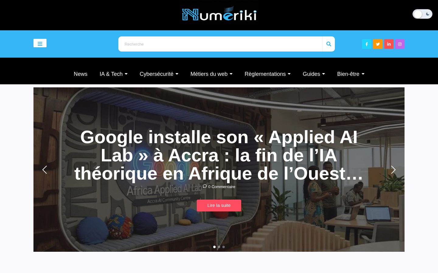 Numériki Homepage