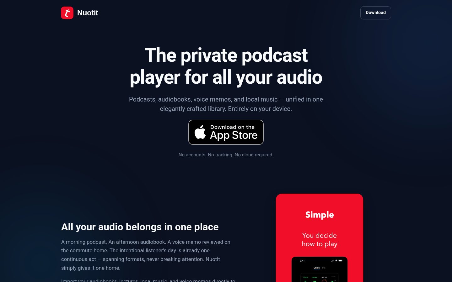 Nuotit Homepage