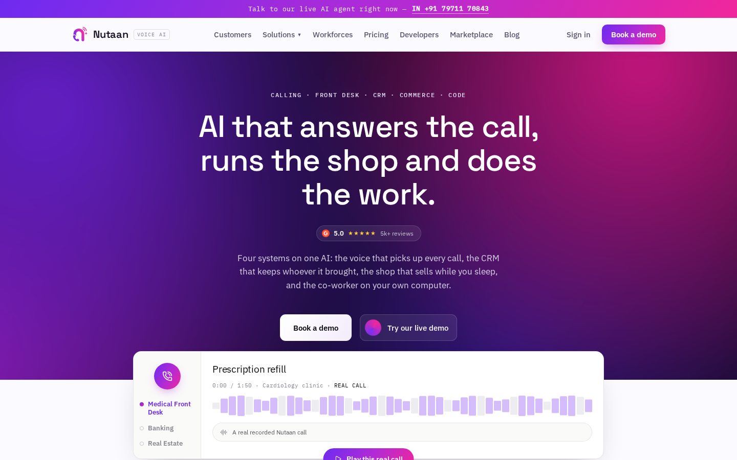 Nutaan Homepage
