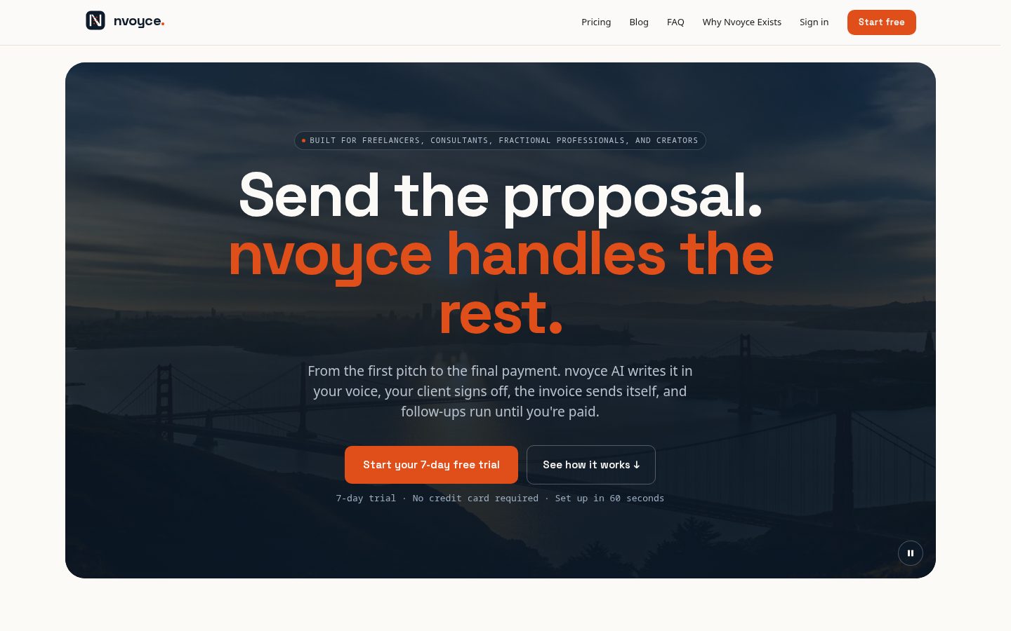 nvoyce Homepage