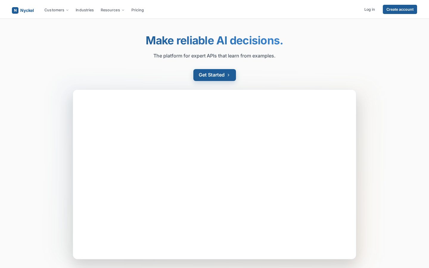 Nyckel Homepage