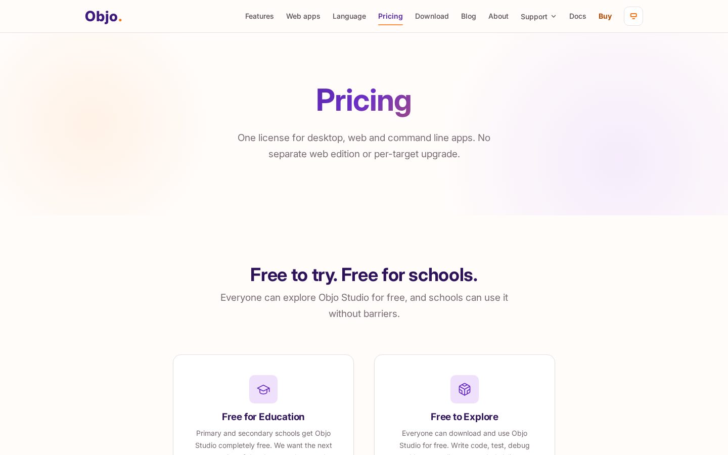 Objo Studio Pricing