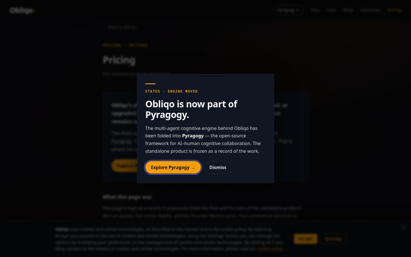 Obliqo Pricing