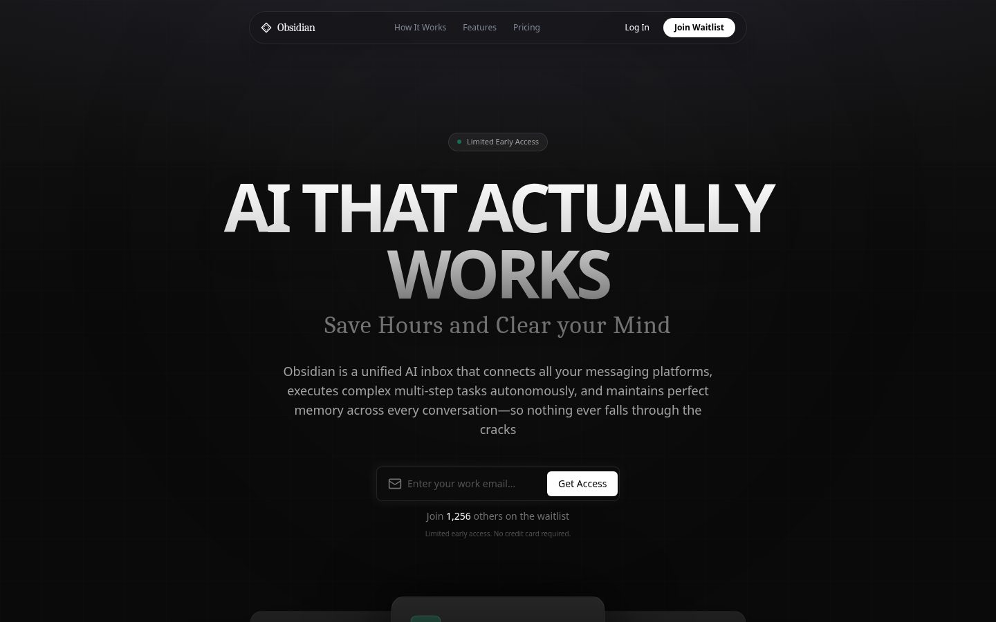 Obsidian OS Homepage