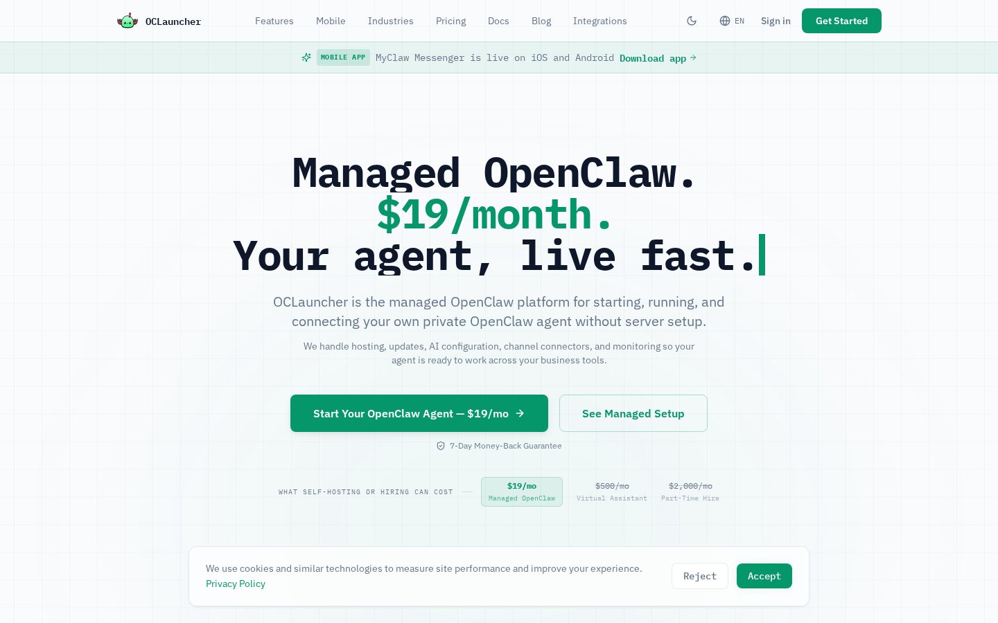 Oclauncher Homepage