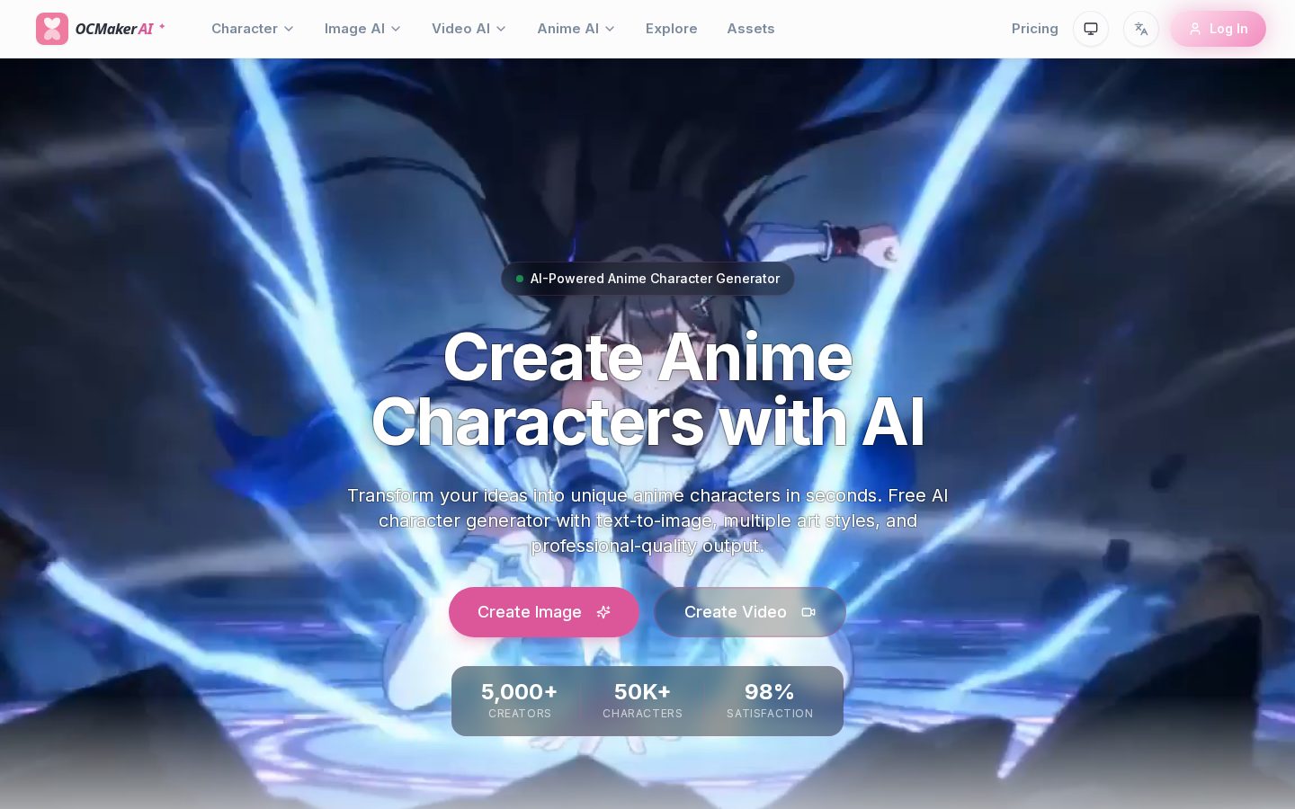OCMaker AI Homepage