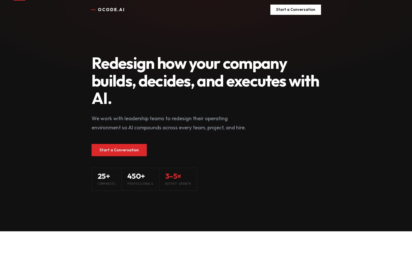 Ocode Homepage