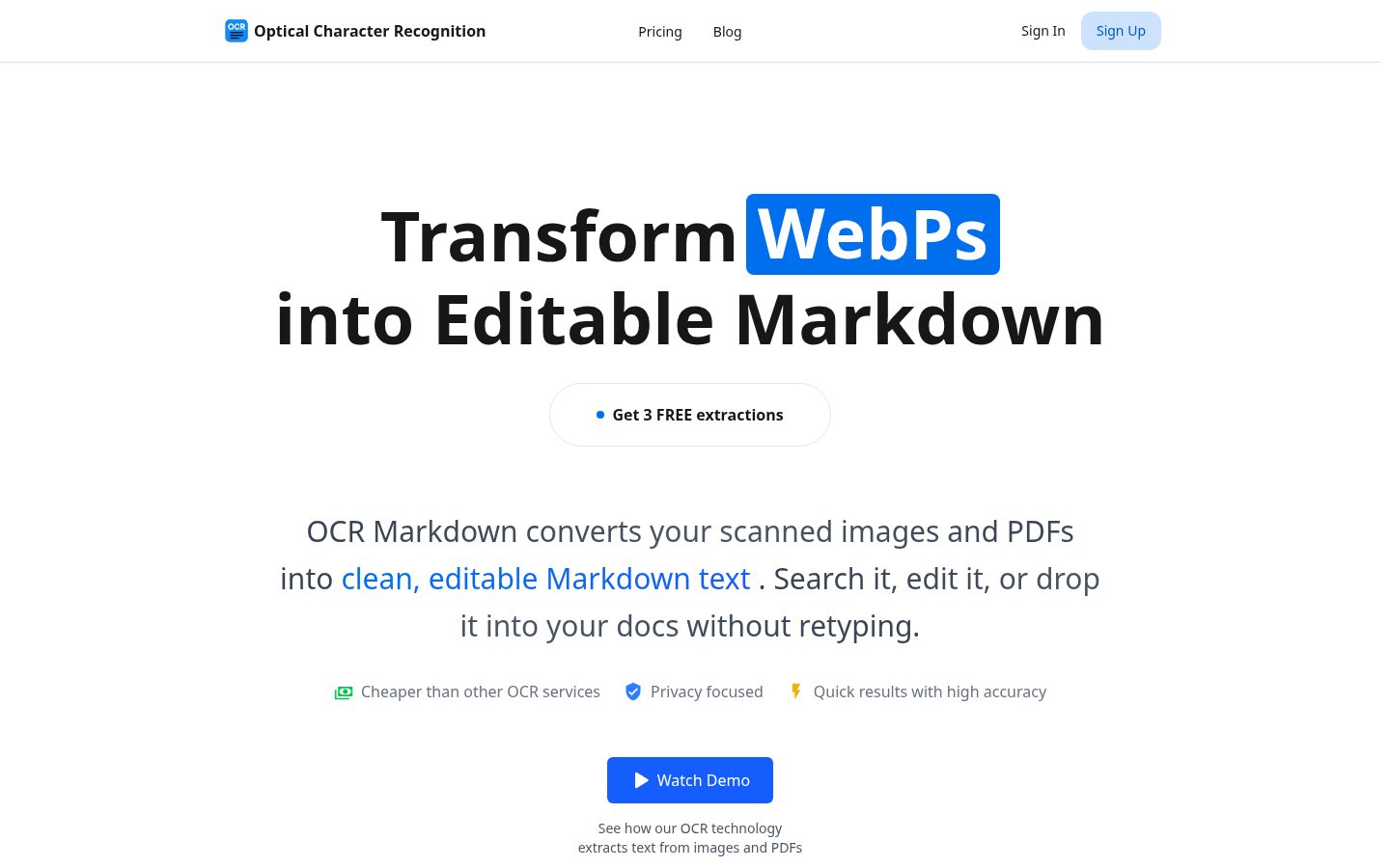 OCRMD Homepage