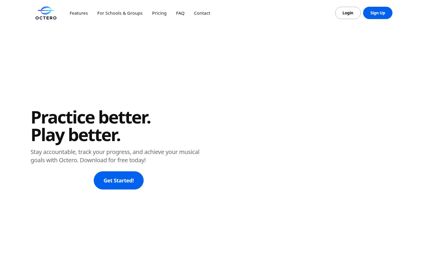 Octero Homepage