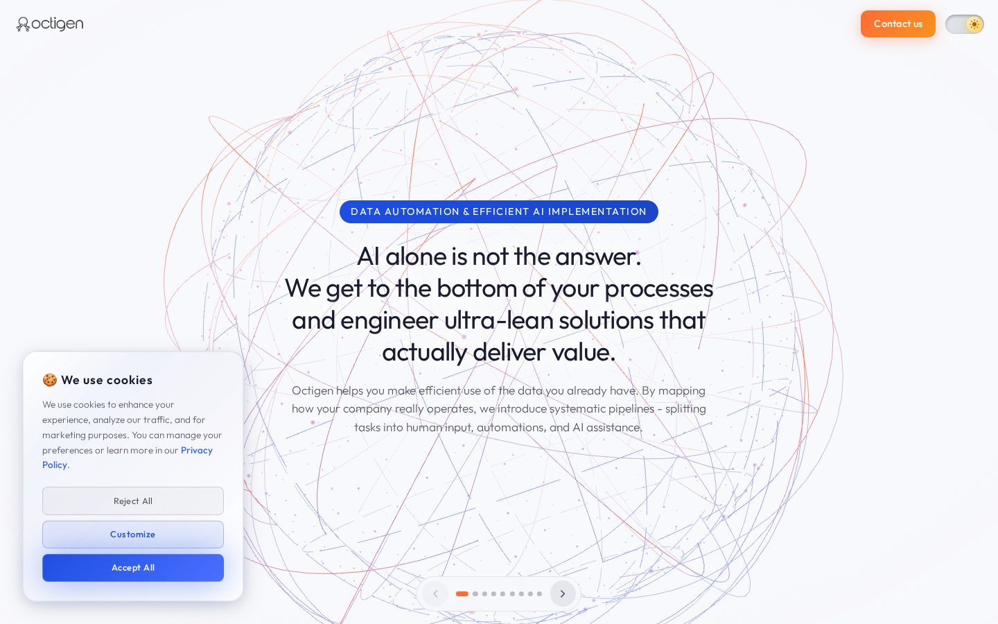 Octigen Homepage