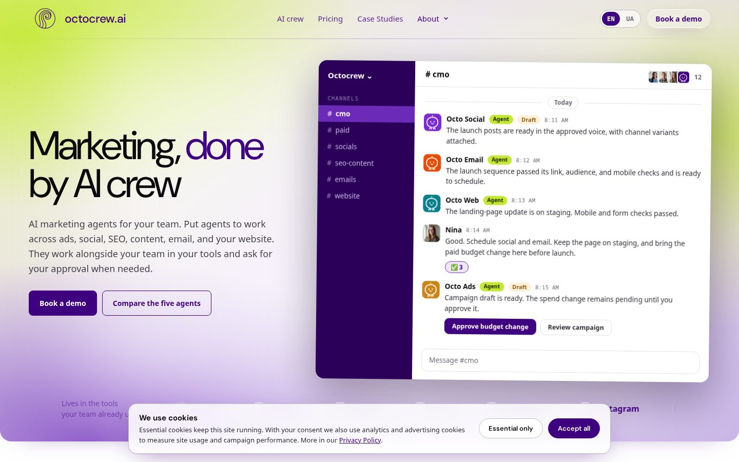 Octocrew Homepage