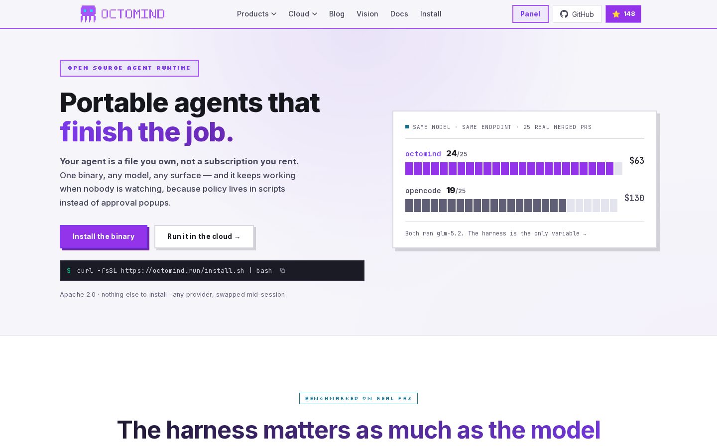 Octomind Homepage