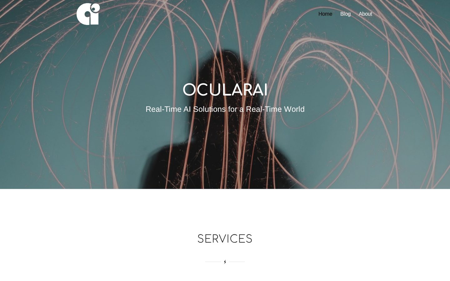 Ocular AI Homepage