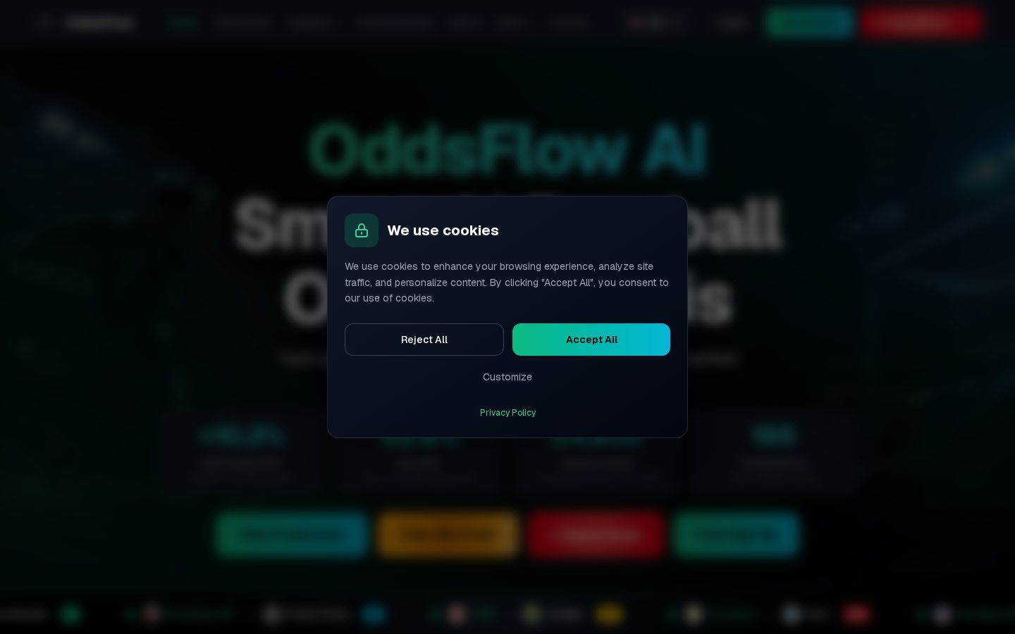 Oddsflow AI Homepage