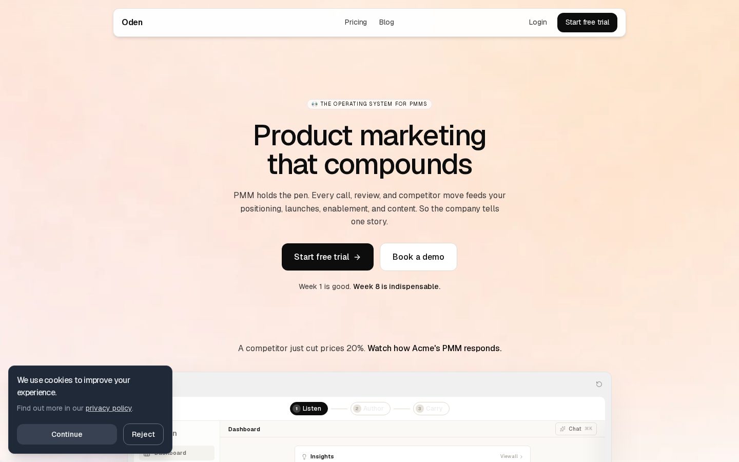 Oden Homepage