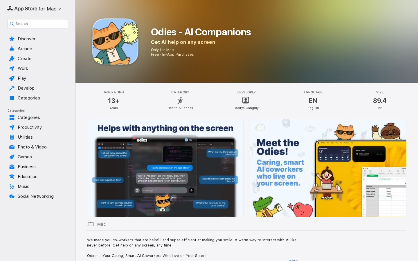 Odies AI Coworkers Homepage