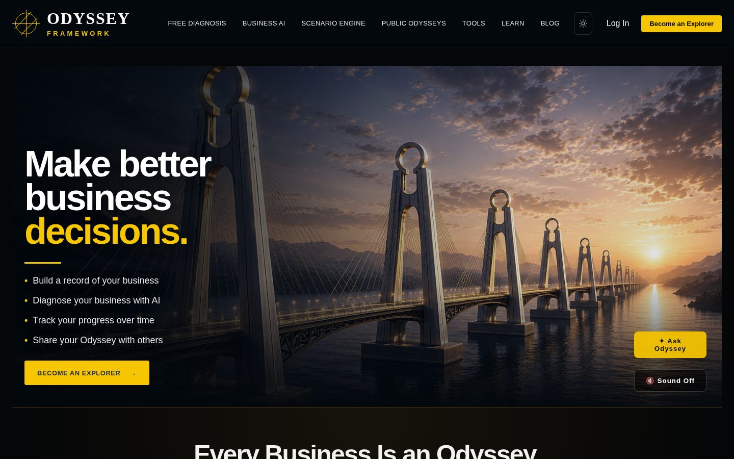 Odyssey Framework Homepage