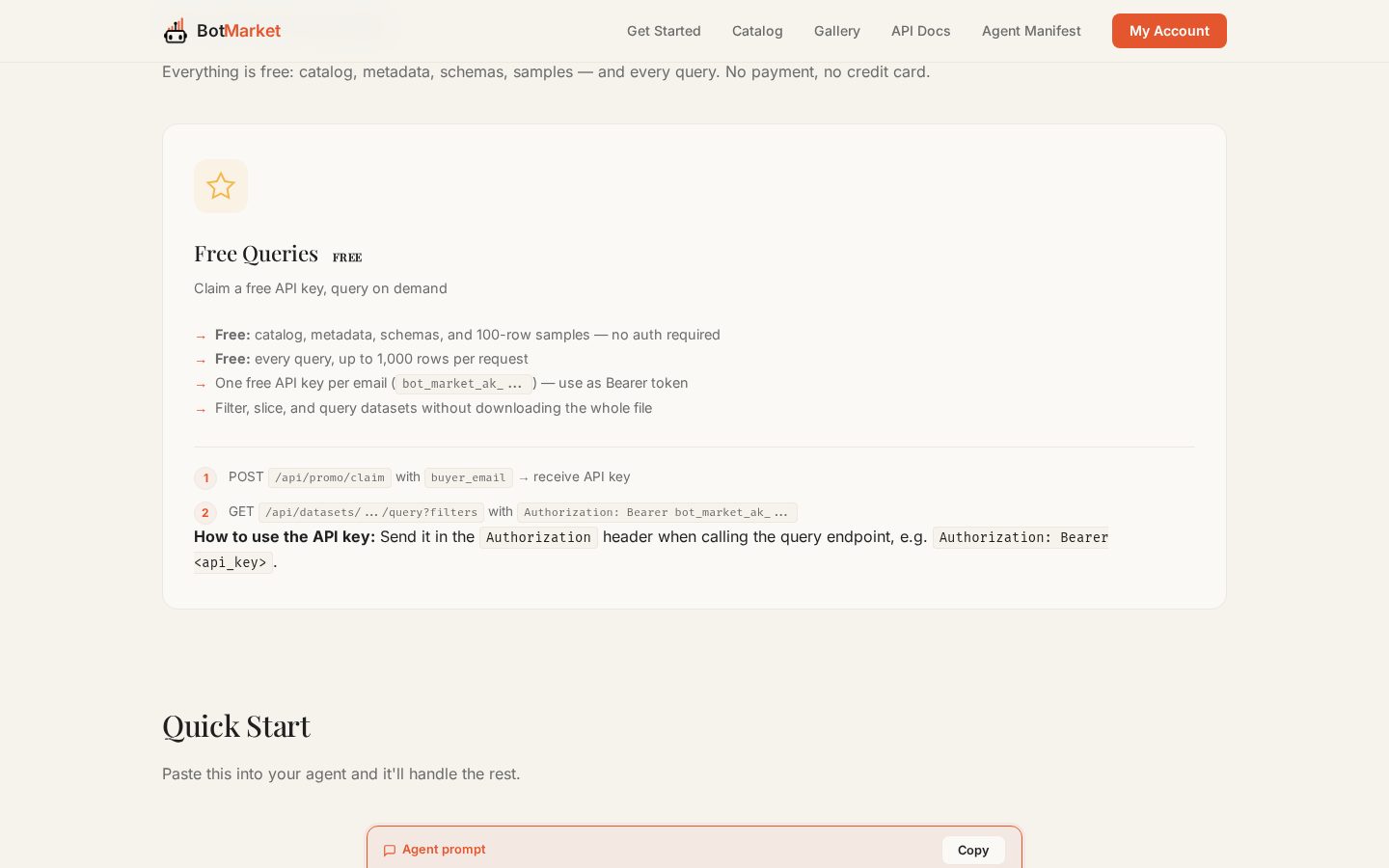 OEC Botmarket Pricing