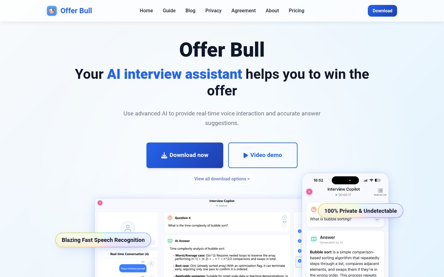 Offer Bull Homepage